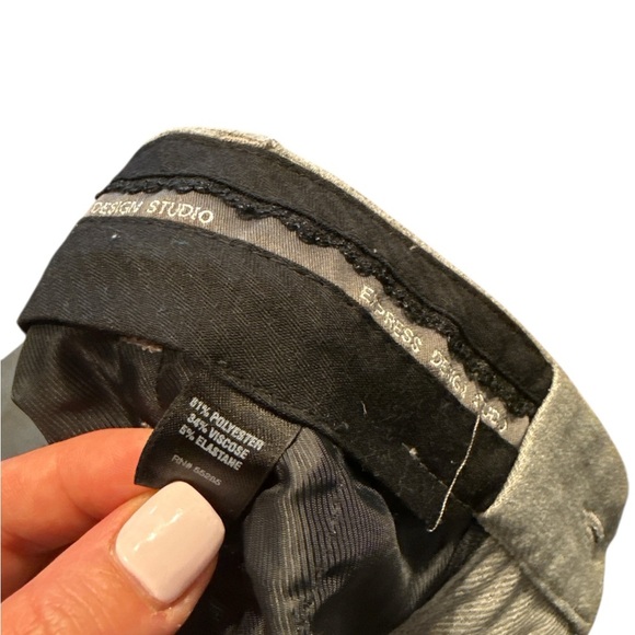 Express Light Flare Wide Leg Dress Pants - Picture 6 of 6